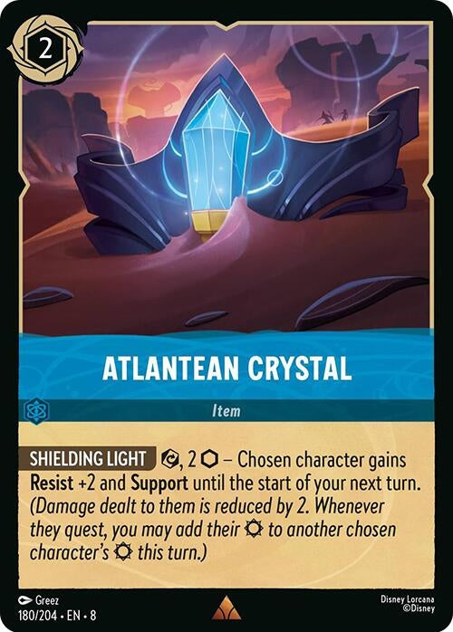 Image for Atlantean Crystal (180/204) (Reign of Jafar) - Disney Lorcana