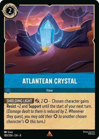 Image for Atlantean Crystal (180/204) (Reign of Jafar) - Disney Lorcana