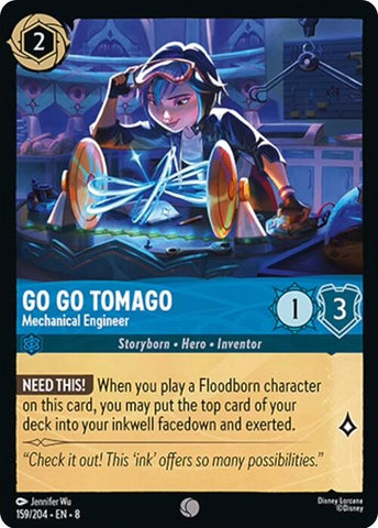 Image for Go Go Tomago - Mechanical Engineer (159/204) (Reign of Jafar) - Disney Lorcana
