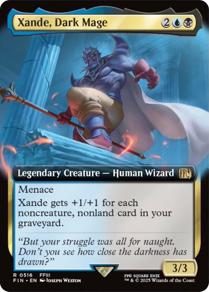 Image for Xande, Dark Mage (Extended Art) (516) (FINAL FANTASY) - Magic: The Gathering