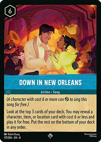 Image for Down in New Orleans (177/204) (Reign of Jafar) - Disney Lorcana