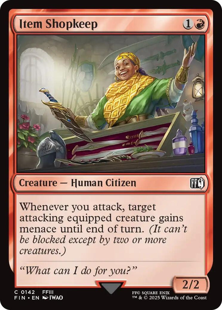 Image for Item Shopkeep (142) (FINAL FANTASY) - Magic: The Gathering