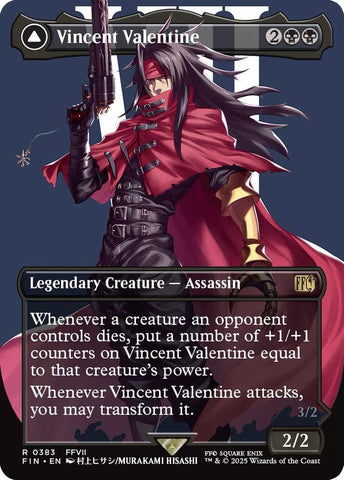 Image for Vincent Valentine (Borderless) (383) (FINAL FANTASY) - Magic: The Gathering