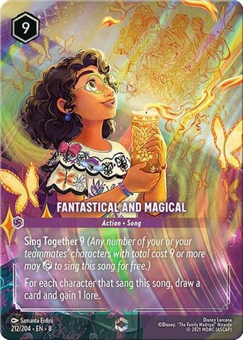 Image for Fantastical and Magical (Enchanted) (212/204) (Reign of Jafar) - Disney Lorcana