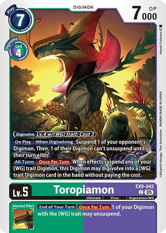 Toropiamon (EX9-042 C) (Versus Monsters)