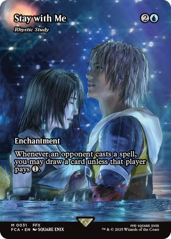 Image for Stay with Me - Rhystic Study (Showcase) (31) (FINAL FANTASY: Through the Ages) - Magic: The Gathering