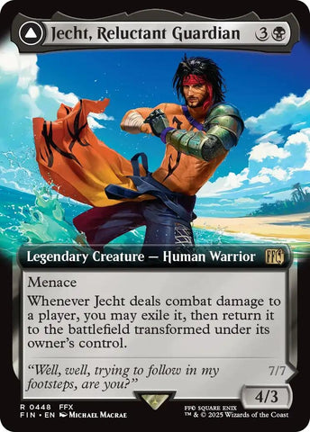 Image for Jecht, Reluctant Guardian (Extended Art) (448) (FINAL FANTASY) - Magic: The Gathering