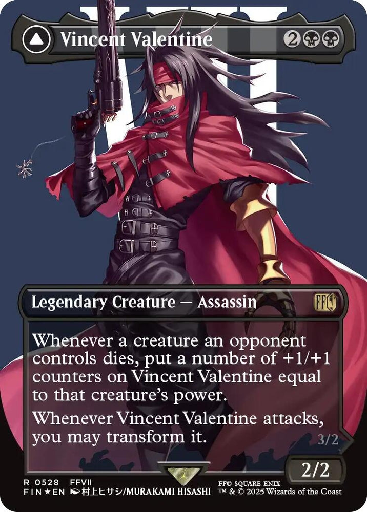 Image for Vincent Valentine (Borderless) (Surge Foil) (582) (FINAL FANTASY) - Magic: The Gathering