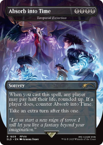 Image for Absorb into Time - Temporal Extortion (1859) (Secret Lair Drop Series) - Magic: The Gathering
