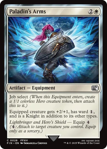 Image for Paladin's Arms (28) (FINAL FANTASY) - Magic: The Gathering