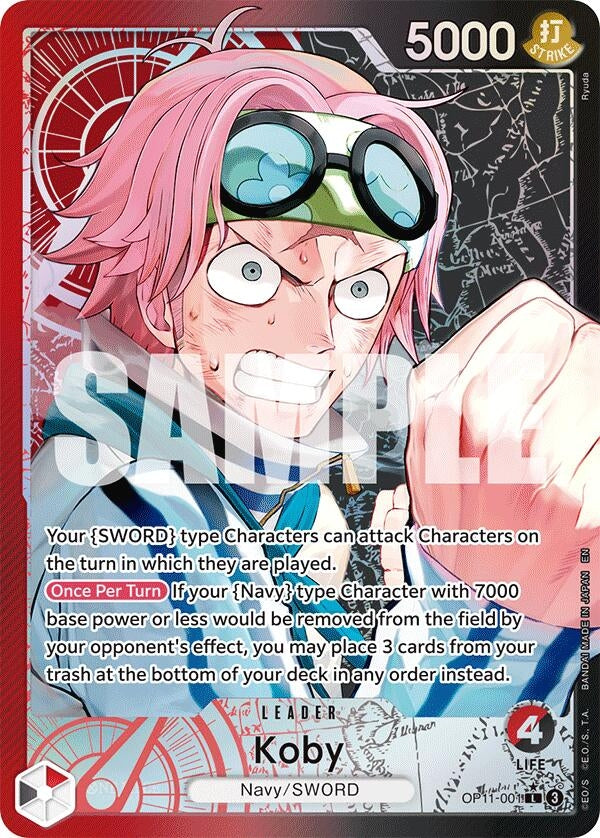 Image for Koby (001) (Alternate Art) (OP11-001) (A Fist of Divine Speed) - One Piece Card Game
