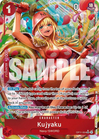 Kujyaku (Alternate Art) (OP11-004) (A Fist of Divine Speed)