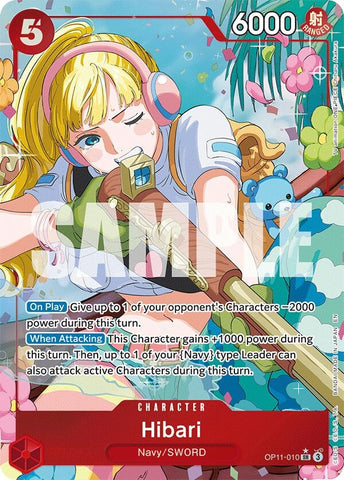 Hibari (Alternate Art) (OP11-010) (A Fist of Divine Speed)