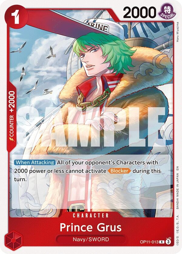 Prince Grus (OP11-013) [A Fist of Divine Speed]