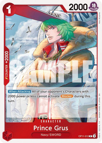 Prince Grus (OP11-013) [A Fist of Divine Speed]