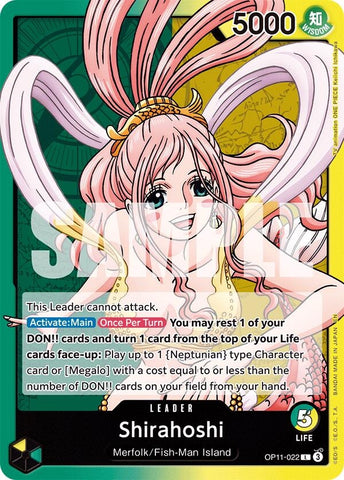 Shirahoshi (022) (OP11-022) (A Fist of Divine Speed)