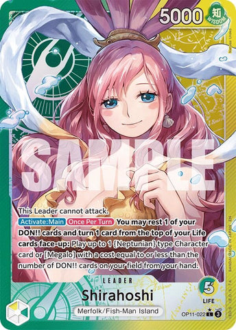 Shirahoshi (022) (Alternate Art) (OP11-022) (A Fist of Divine Speed)