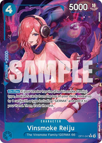 Vinsmoke Reiju (Alternate Art) (OP11-047) (A Fist of Divine Speed)