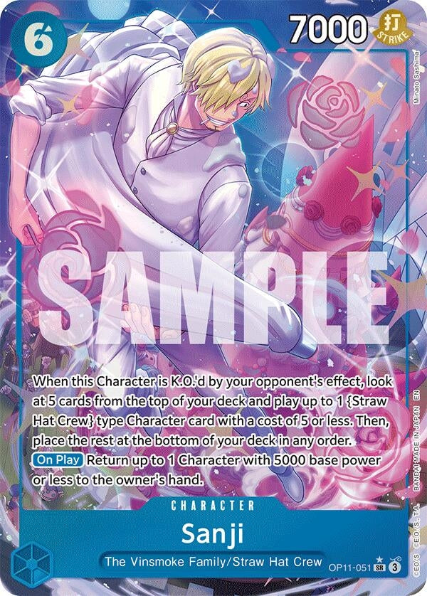 Sanji (Alternate Art) (OP11-051) [A Fist of Divine Speed]