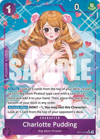 Charlotte Pudding (Alternate Art) (OP11-070) (A Fist of Divine Speed)