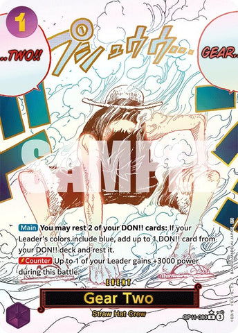 Gear Two (Alternate Art) (OP11-080) (A Fist of Divine Speed)