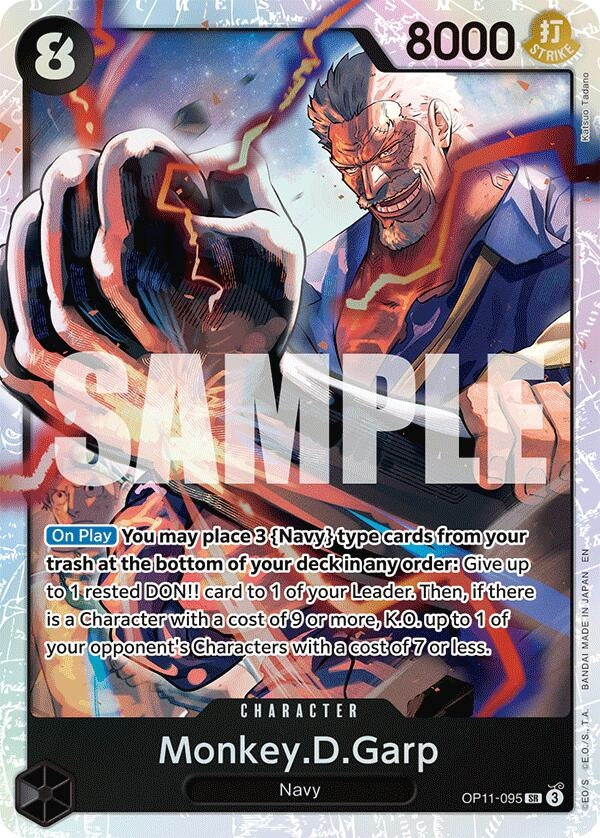 Monkey.D.Garp (OP11-095) (A Fist of Divine Speed)