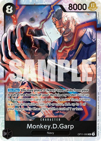 Monkey.D.Garp (OP11-095) (A Fist of Divine Speed)