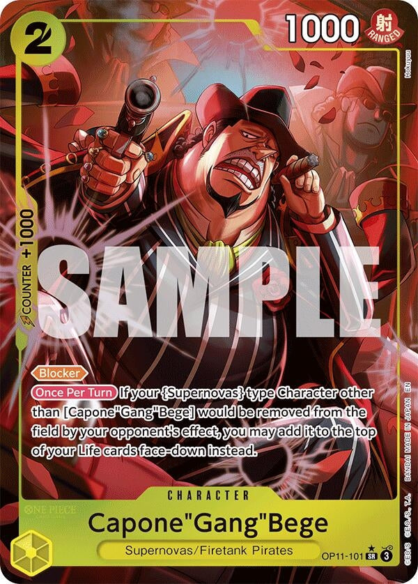 Capone"Gang"Bege (101) (Alternate Art) (OP11-101) (A Fist of Divine Speed)
