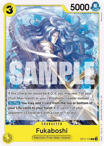 Fukaboshi (OP11-110) (A Fist of Divine Speed)