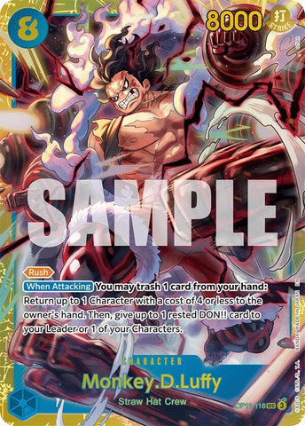 Monkey.D.Luffy (118) (OP11-118) (A Fist of Divine Speed)