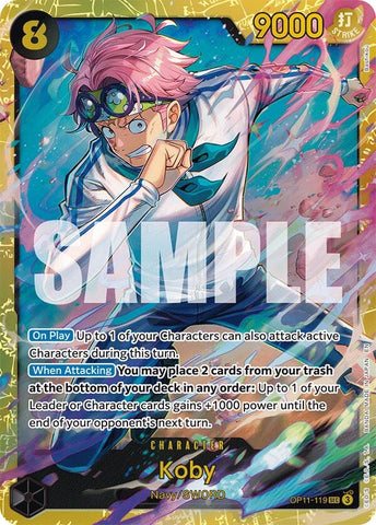 Koby (119) (OP11-119) (A Fist of Divine Speed)