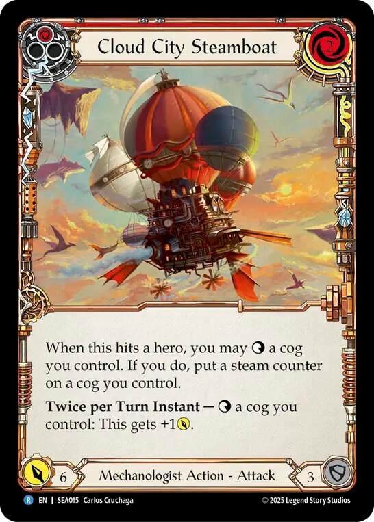 Cloud City Steamboat (Red) (SEA015) (High Seas)
