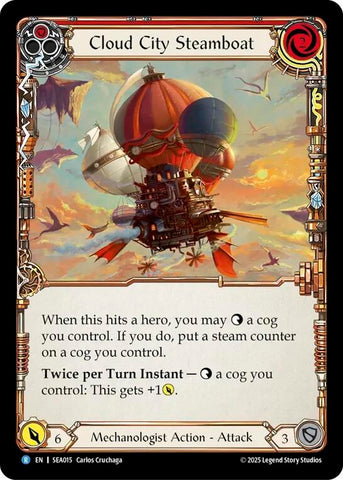 Cloud City Steamboat (Red) (SEA015) (High Seas)