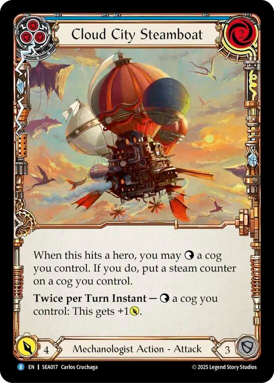 Cloud City Steamboat (Blue) (SEA017) (High Seas)