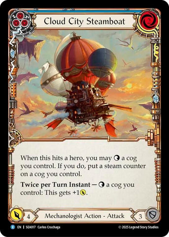 Cloud City Steamboat (Blue) (SEA017) (High Seas)