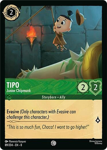 Tipo - Junior Chipmunk (89/204) (Reign of Jafar)