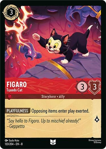 Figaro - Tuxedo Cat (133/204) (Reign of Jafar)