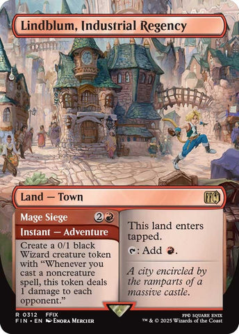 Image for Lindblum, Industrial Regency (Borderless) (312) (FINAL FANTASY) - Magic: The Gathering