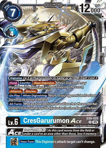 CresGarurumon ACE (EX9-020 R) (Versus Monsters)