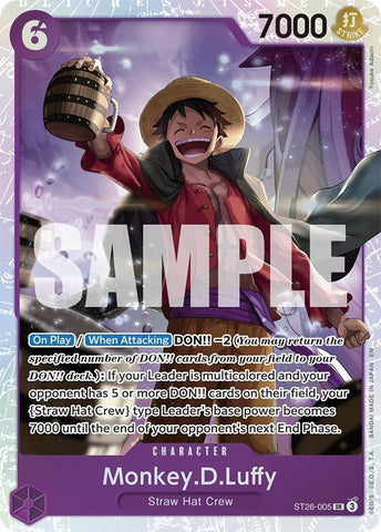Monkey.D.Luffy (ST26-005) (ST26-005) [Starter Deck 26: PURPLE/BLACK Monkey.D.Luffy]