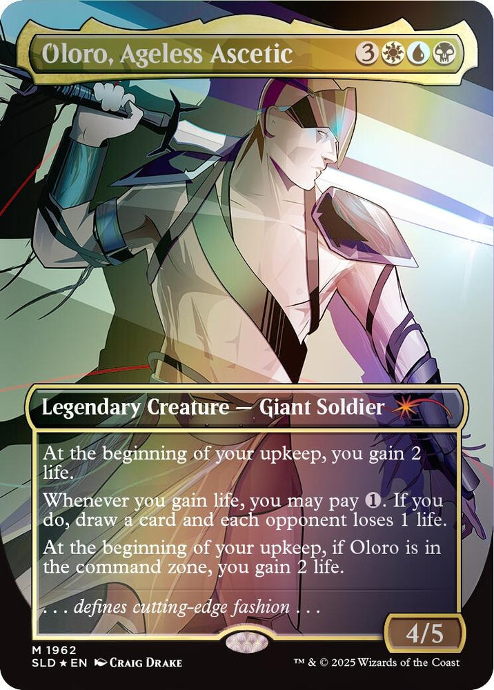 Image for Oloro, Ageless Ascetic (Rainbow Foil) (1962) [Secret Lair Drop Series] - Magic: The Gathering