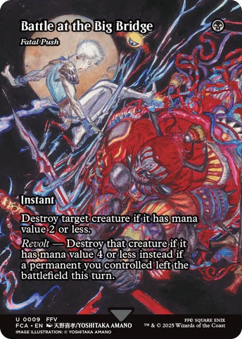 Image for Battle at the Big Bridge - Fatal Push (Showcase) (9) (FINAL FANTASY: Through the Ages) - Magic: The Gathering