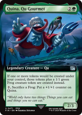 Image for Quina, Qu Gourmet (Extended Art) (471) (FINAL FANTASY) - Magic: The Gathering