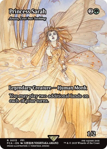 Image for Princess Sarah - Azusa, Lost but Seeking (Showcase) (15) (FINAL FANTASY: Through the Ages) - Magic: The Gathering