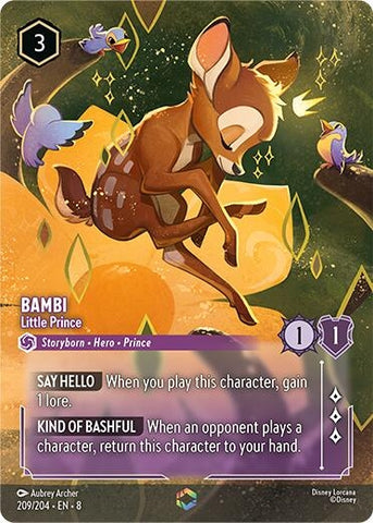 Bambi - Little Prince (Enchanted) (209/204) (Reign of Jafar)