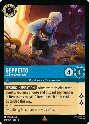 Geppetto – Skilled Craftsman (174/204) (Reign of Jafar)