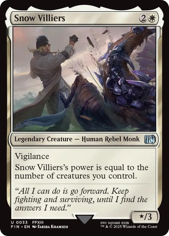 Image for Snow Villiers (33) [FINAL FANTASY] - Magic: The Gathering