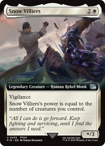 Image for Snow Villiers (Extended Art) (432) [FINAL FANTASY] - Magic: The Gathering