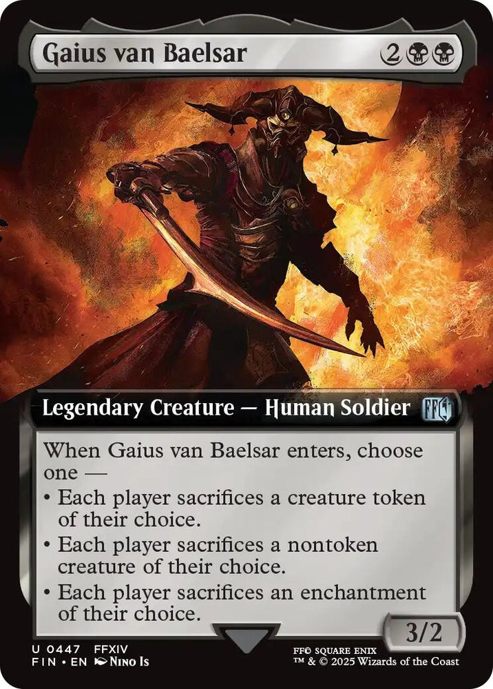 Image for Gaius van Baelsar (Extended Art) (447) (FINAL FANTASY) - Magic: The Gathering
