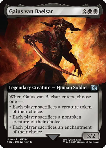 Image for Gaius van Baelsar (Extended Art) (447) (FINAL FANTASY) - Magic: The Gathering